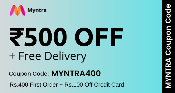  Myntra first order coupon code