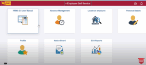 PNB HRMS Dashboard View