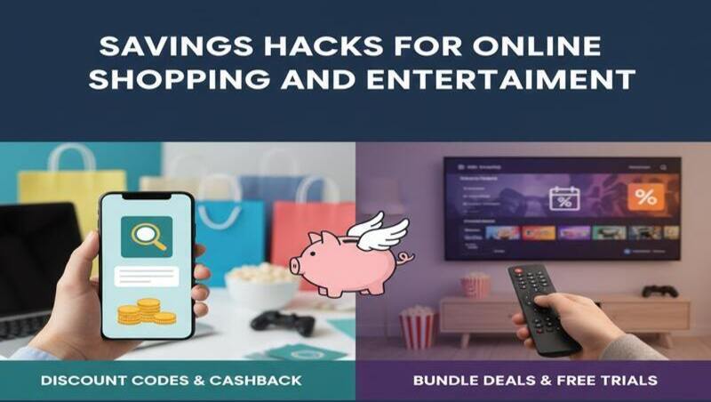 Image depicting Savings Hacks for Online Shopping And Entertainment