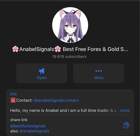best forex signals telegram «AnabelSignals»