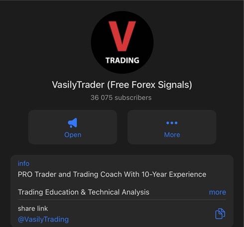 best forex signals telegram «VasilyTrader»