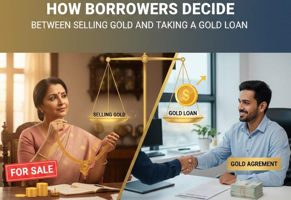 How Borrowers Decide Between Selling Gold and Taking A Gold Loan